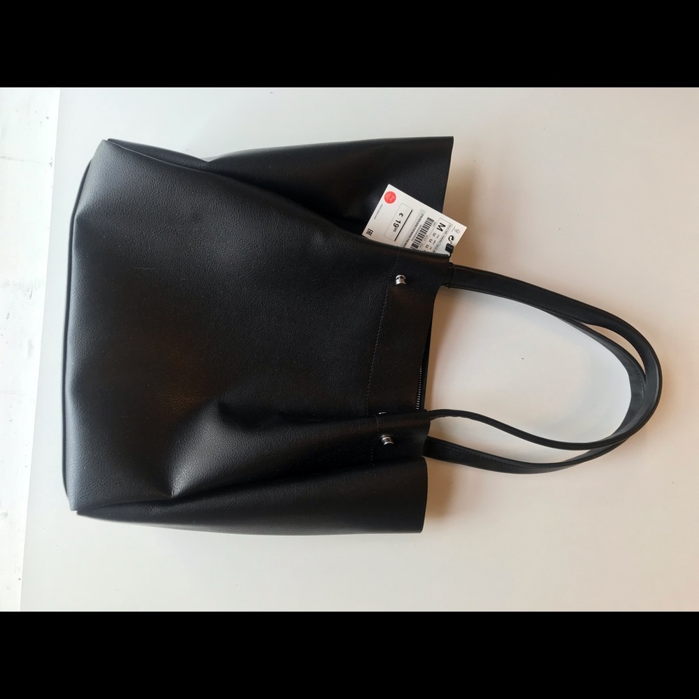 Zara stud handle tote